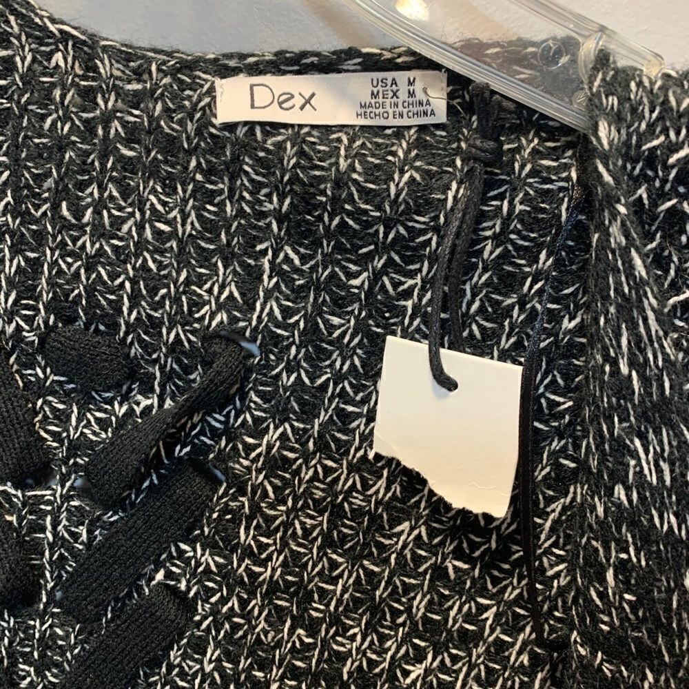 NWT DEX Open cardigan w/pocket lace… - Picture 10 of 15